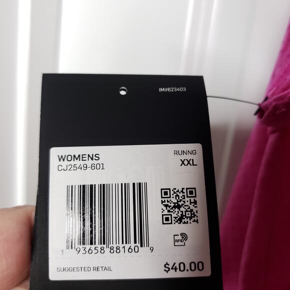 Nike Pink Running Tank Top XXL New with tags CJ2549-601 - Picture 6 of 8